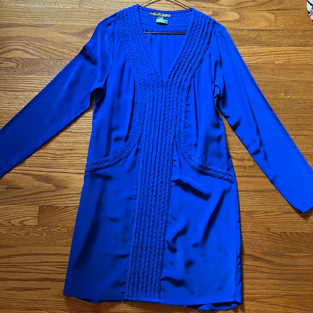 Charlie jade Dress with braid detail down middle